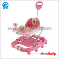8 wheels infant baby walker / Rocking Baby Walker with pushbar canopy